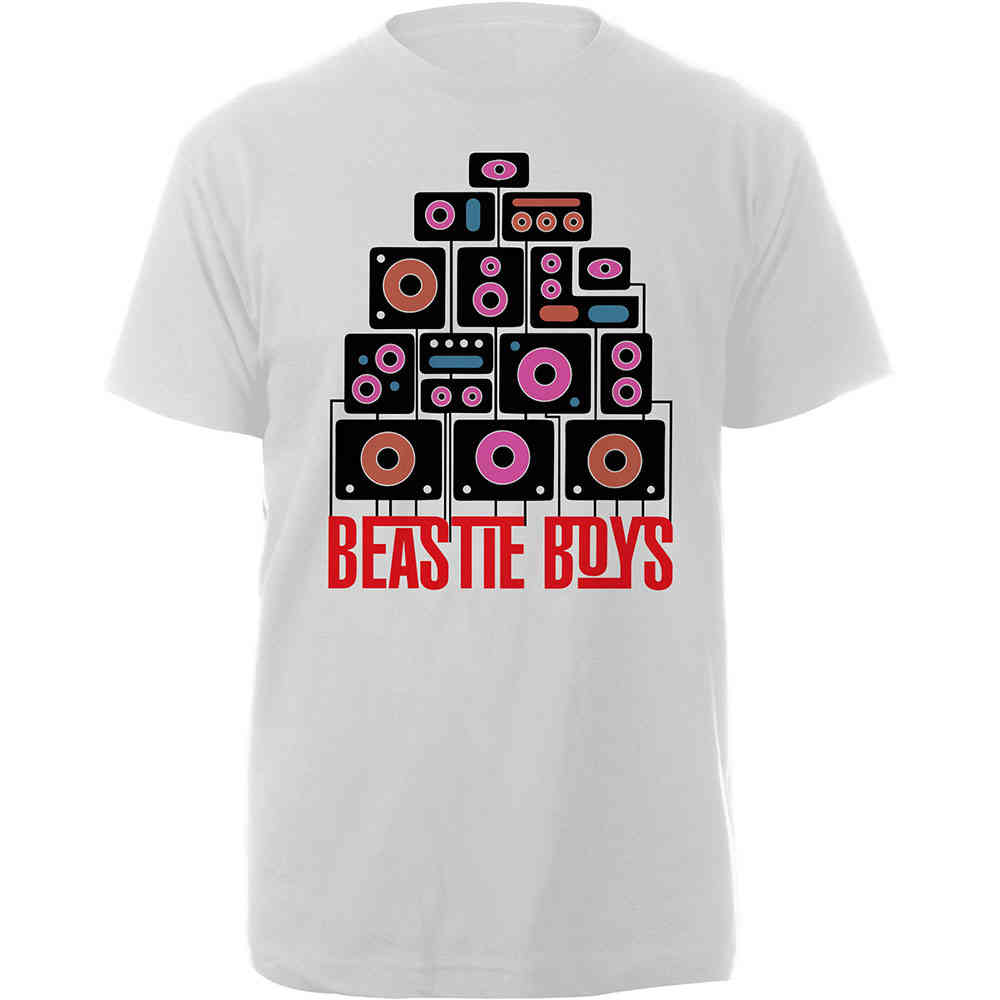 The Beastie Boys - Tape Heren Tshirt - Wit